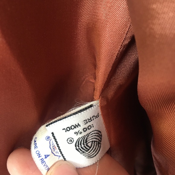 Wool Oversized Fall plaid Blazer - Picture 3 of 5